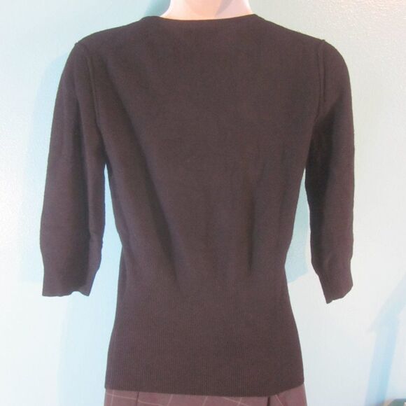 Sonia Rykiel Stella McCartney Black Wool & Cashmere Sweater Fits Womens XS - Picture 8 of 11